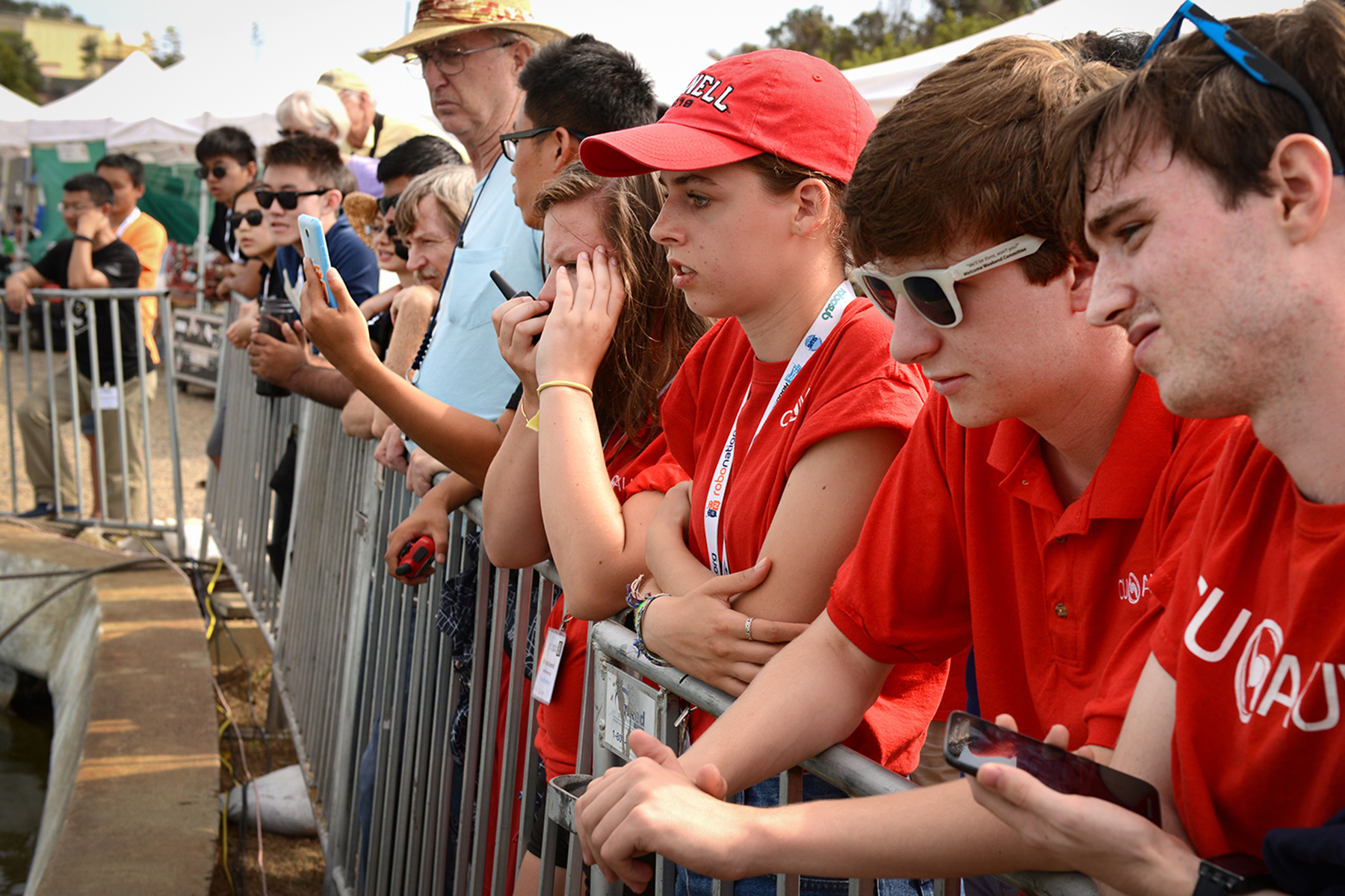 spectators at competition